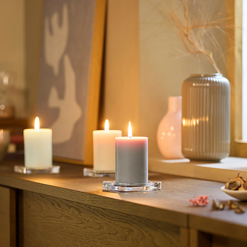 LOTSFÅGEL, scented pillar candle