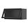 METOD, wall cab horizontal w glass door