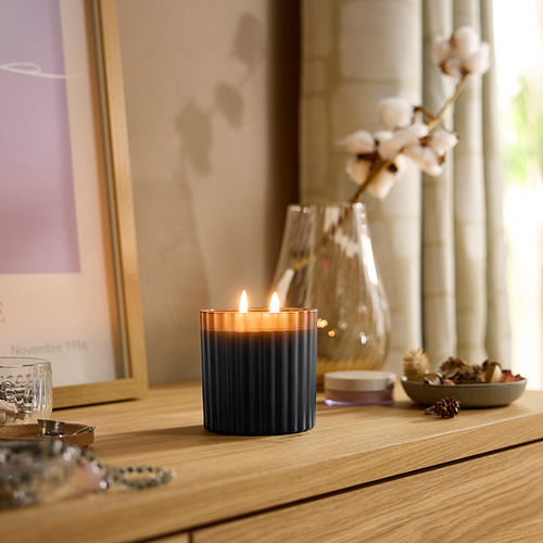 TOFSTÄRNA, ilmkerti í glasi, tveir kveikir