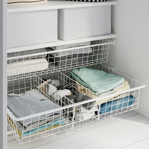 ALTARLIDEN, wire basket with pull-out rail