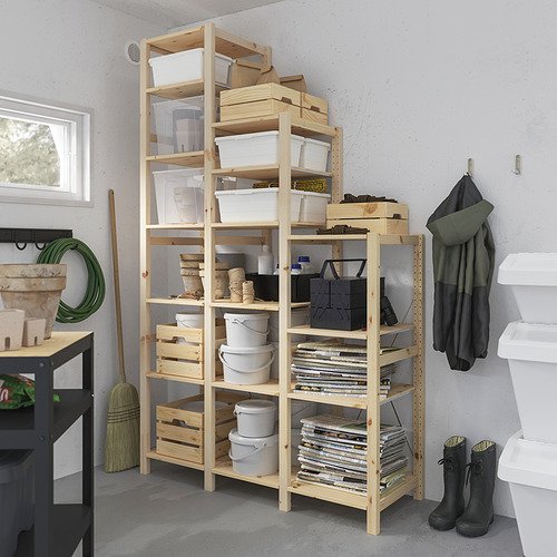 IVAR, 3 sections/shelves