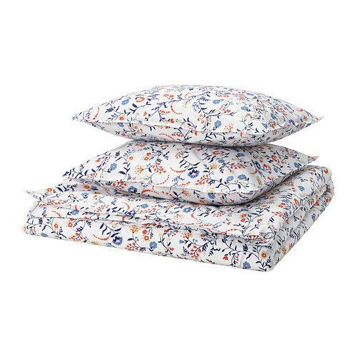 BRUDKRUSBÄR duvet cover and 2 pillowcases