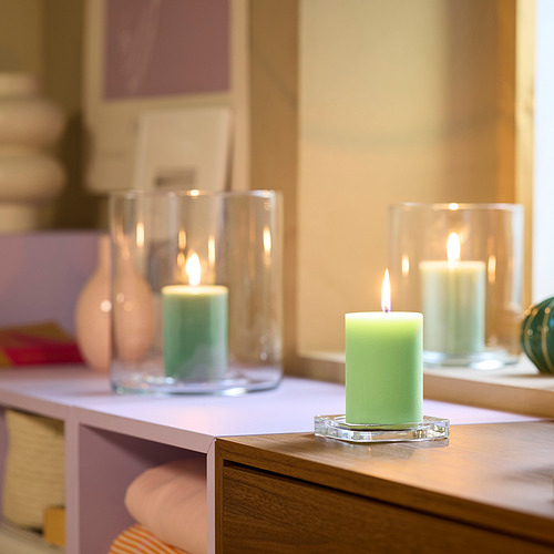LOTSFÅGEL, scented pillar candle
