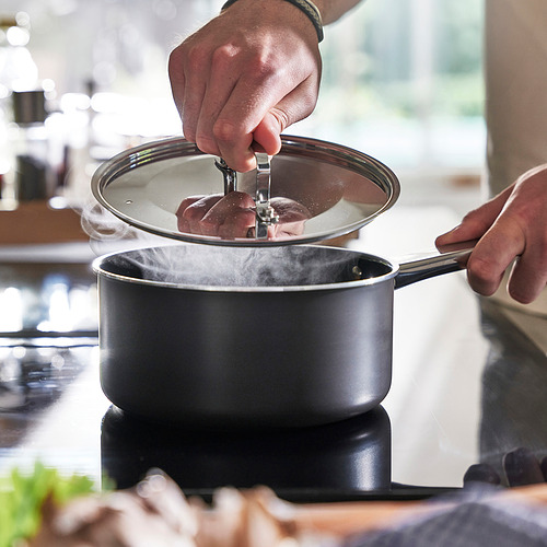 GULDÖRING, saucepan with lid