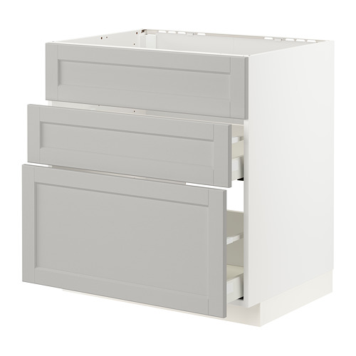 METOD/MAXIMERA base cab f hob/int extractor w drw