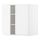 METOD, wall cabinet with shelves/2 doors