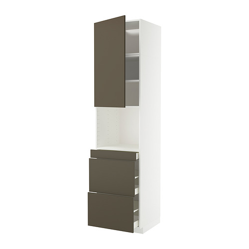 METOD/MAXIMERA hi cab f micro combi w door/3 drwrs