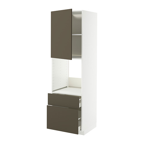 METOD/MAXIMERA, hár skápur f/ofn/hu/2frhl/1m/1h skú