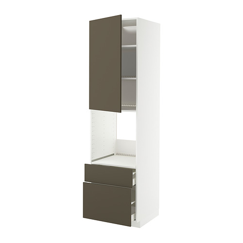 METOD/MAXIMERA, hár skápur f/ofn/hu/2frhl/1m/1h skú