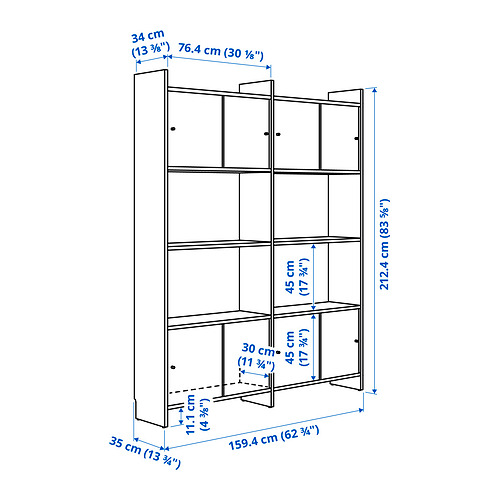 LÅDMAKARE storage combination w sliding doors