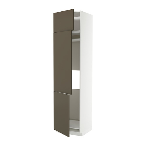 METOD high cab f fridge/freezer w 3 doors