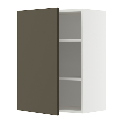 METOD wall cabinet with shelves