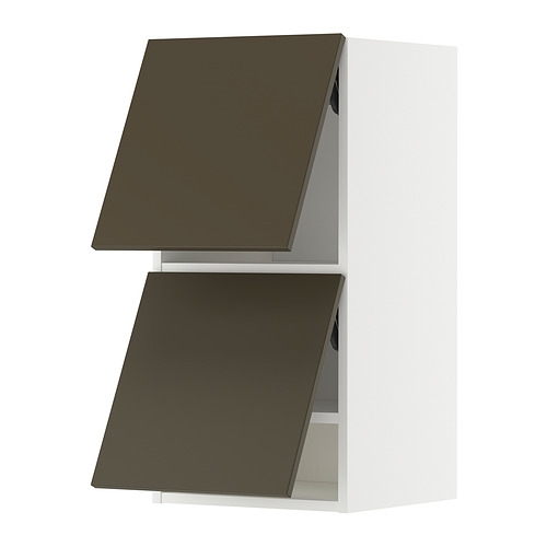 METOD wall cabinet horizontal w 2 doors