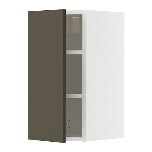 METOD wall cabinet with shelves