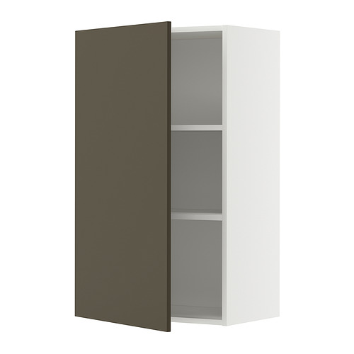 METOD wall cabinet with shelves