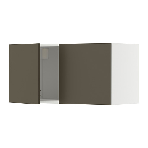 METOD wall cabinet with 2 doors