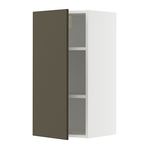 METOD wall cabinet with shelves