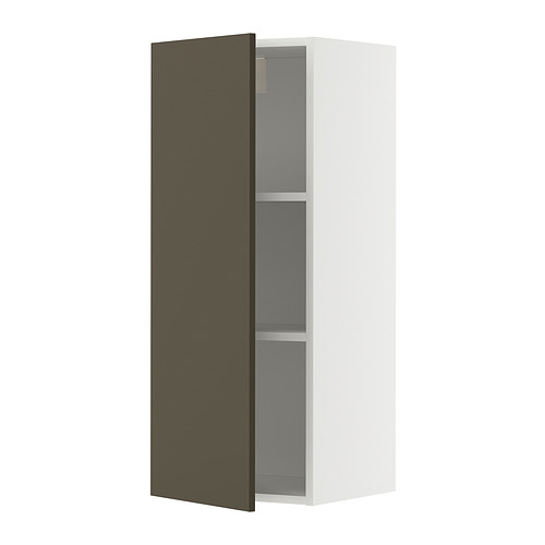 METOD wall cabinet with shelves