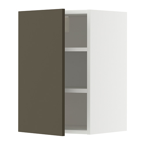 METOD wall cabinet with shelves