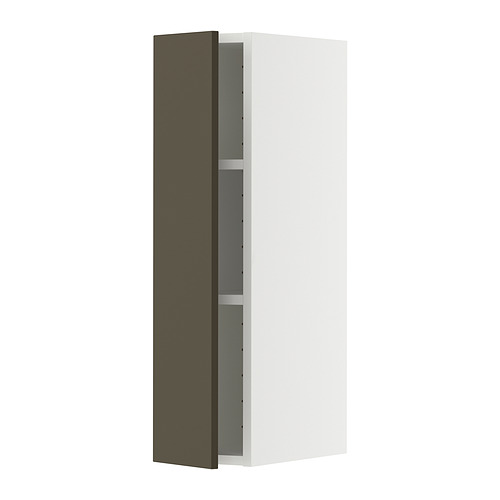METOD wall cabinet with shelves