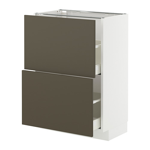METOD/MAXIMERA base cabinet with 2 drawers
