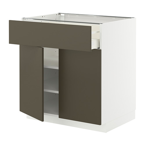 METOD/MAXIMERA base cabinet with drawer/2 doors