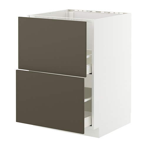 METOD/MAXIMERA base cab f sink+2 fronts/2 drawers