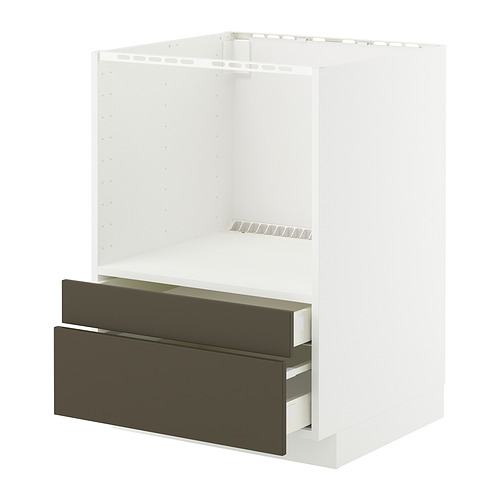 METOD/MAXIMERA base cabinet f combi micro/drawers