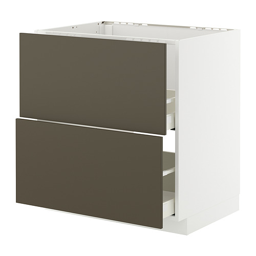 METOD/MAXIMERA base cab f sink+2 fronts/2 drawers