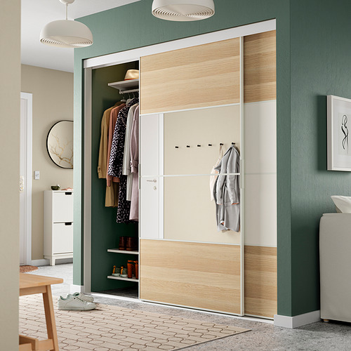 SKYTTA/MEHAMN/AULI, sliding door combination