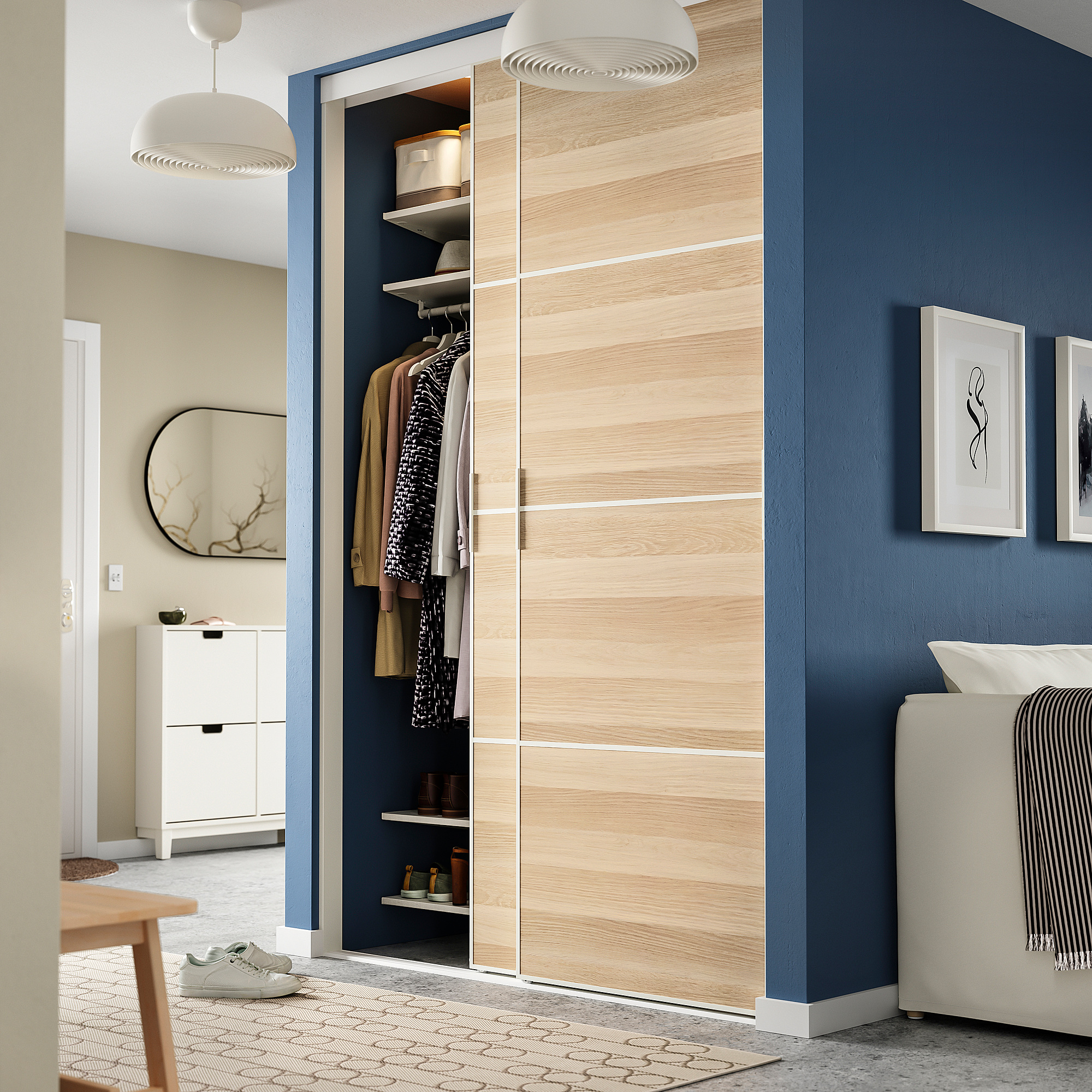 SKYTTA/MEHAMN sliding door combination
