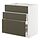 METOD/MAXIMERA, base cab f hob/int extractor w drw