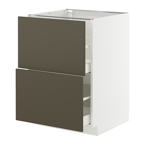 METOD/MAXIMERA base cb 2 fronts/2 high drawers