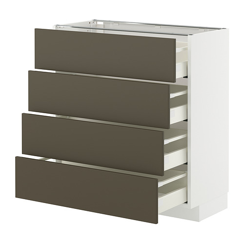 METOD/MAXIMERA base cab 4 frnts/4 drawers