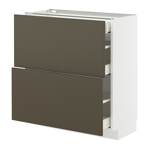 METOD/MAXIMERA base cab with 2 fronts/3 drawers