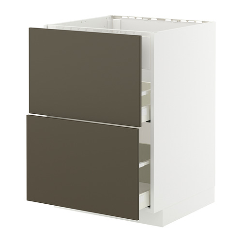 METOD/MAXIMERA base cab f hob/int extractor w drw