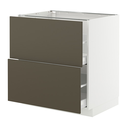 METOD/MAXIMERA base cb 2 fronts/2 high drawers