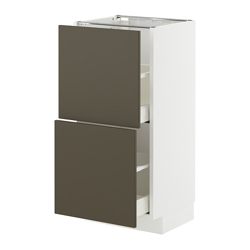 METOD/MAXIMERA base cabinet with 2 drawers
