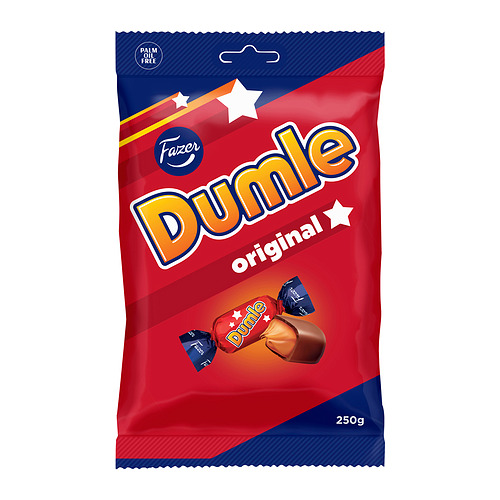 DUMLE, chocolate covered toffees
