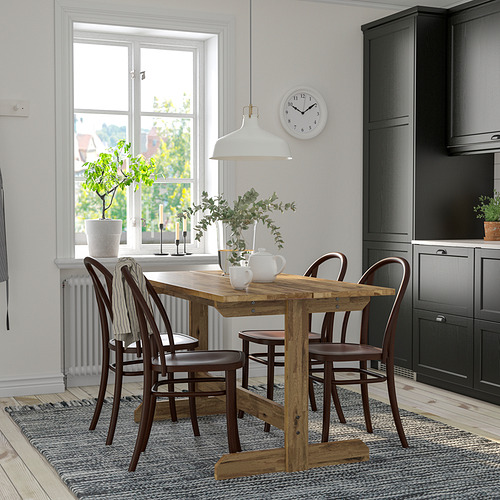 NACKANÄS/SKOGSBO, borð og fjórir stólar