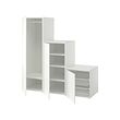 PLATSA wardrobe with 3 doors