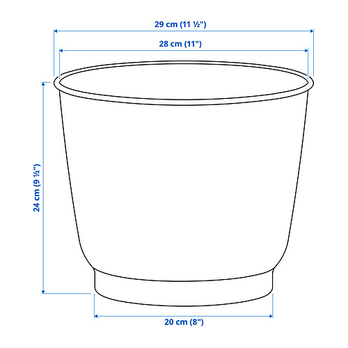 BROKTRAST plant pot