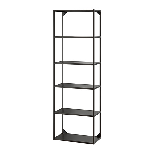 ENHET, high fr w shelves