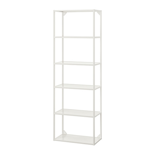 ENHET, high fr w shelves