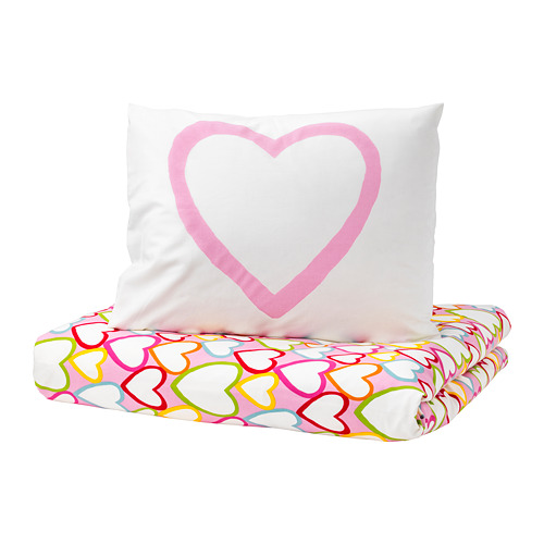 VITAMINER HJÄRTA, duvet cover and pillowcase