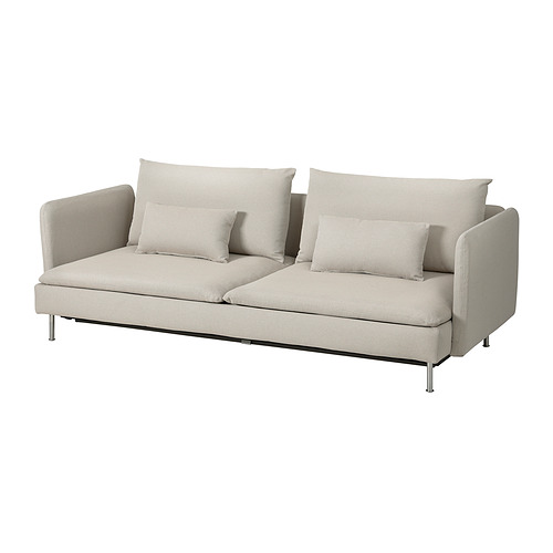 SÖDERHAMN, þriggja sæta svefnsófi