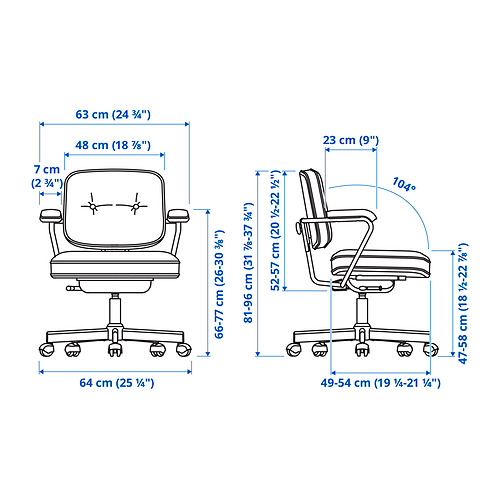 ALEFJÄLL office chair