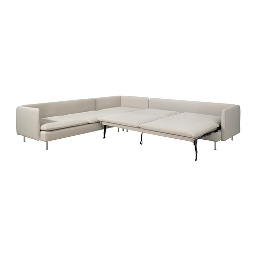 SÖDERHAMN, corner sofa-bed, 6-seat