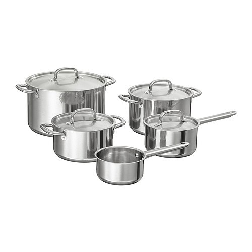 IKEA 365+, pottasett, 9 í setti