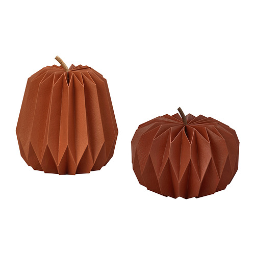 HÖSTAGILLE, decoration pumpkin, set of 2